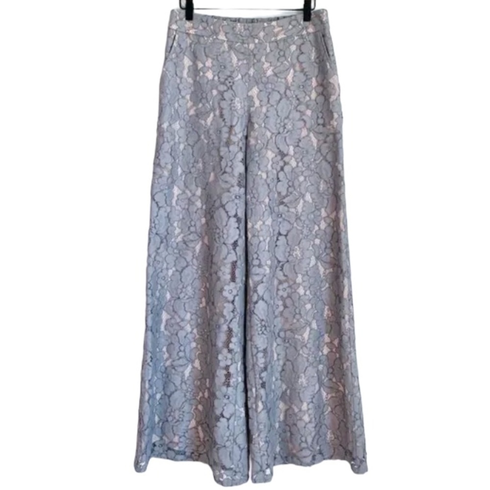 Anthropologie Feather Bone Lace Wide Leg Pants Size XS - Picture 2 of 4